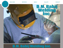 Tablet Screenshot of dmbabijwelding.com